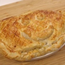 英国伝統のチキン＆マッシュルームパイ、作ってみた